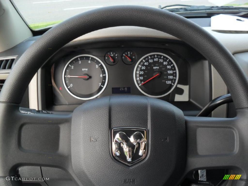 2011 Ram 1500 ST Quad Cab - Mineral Gray Metallic / Dark Slate Gray/Medium Graystone photo #12