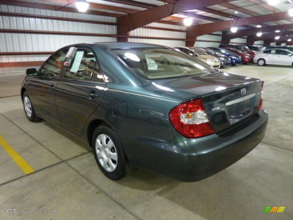 2003 Camry LE - Aspen Green Pearl / Taupe photo #2