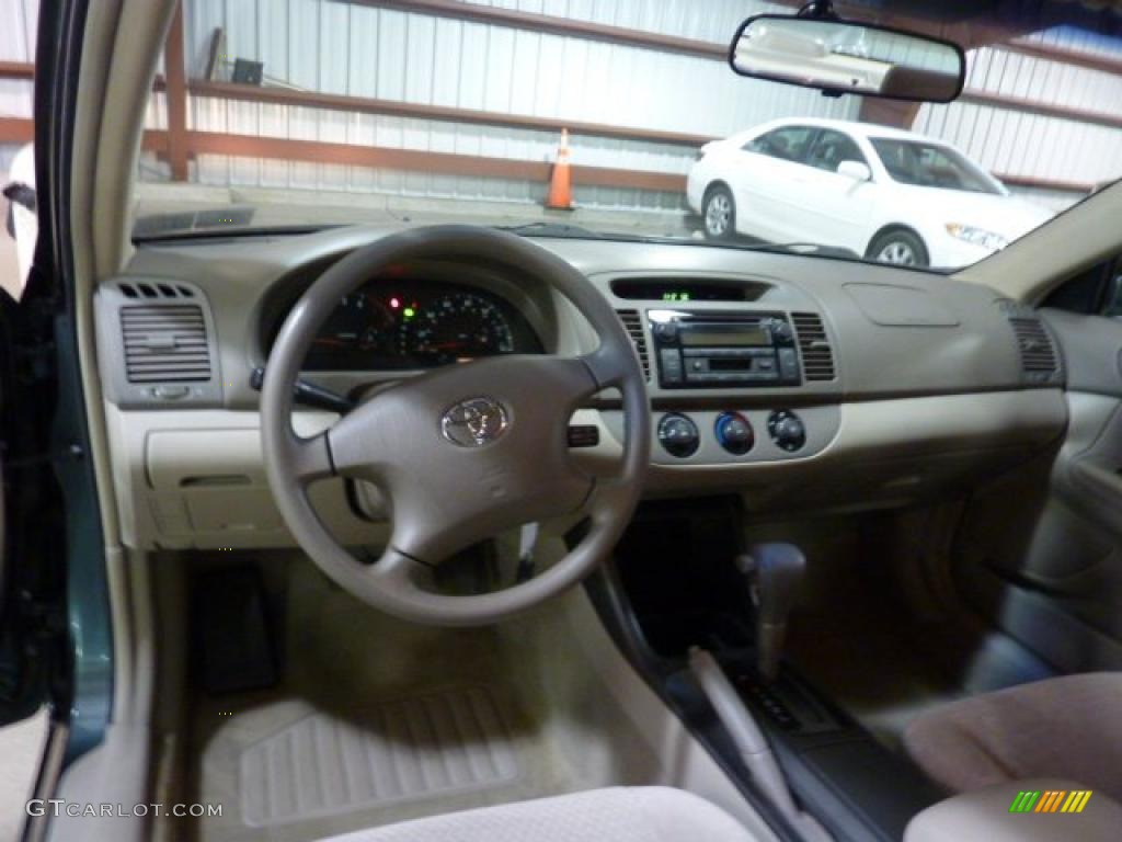 2003 Camry LE - Aspen Green Pearl / Taupe photo #13