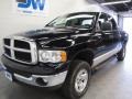 2003 Black Dodge Ram 1500 SLT Quad Cab 4x4  photo #2