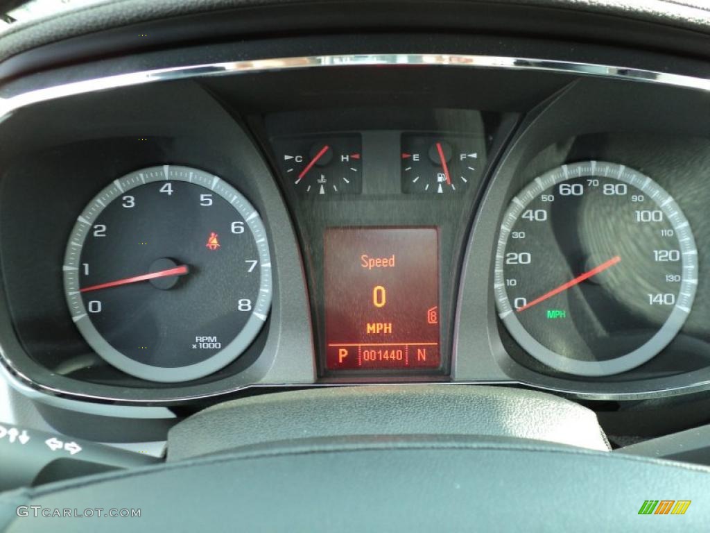 2010 GMC Terrain SLT AWD Gauges Photo #49659235