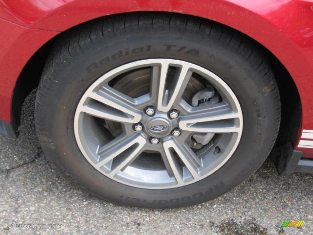 2011 Mustang V6 Premium Coupe - Red Candy Metallic / Stone photo #3