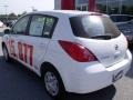 2011 Fresh Powder White Nissan Versa 1.8 S Hatchback  photo #2