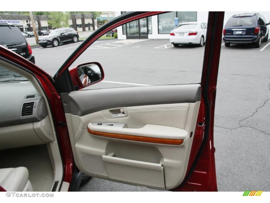 2009 RX 350 AWD - Matador Red Mica / Light Gray photo #20