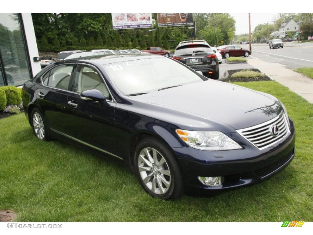 Deep Sea Mica 2010 Lexus LS 460 L AWD Exterior Photo #49661257