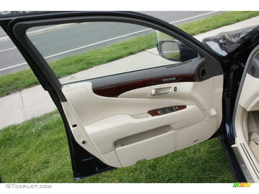2010 Lexus LS 460 L AWD Cashmere Door Panel Photo #49661410