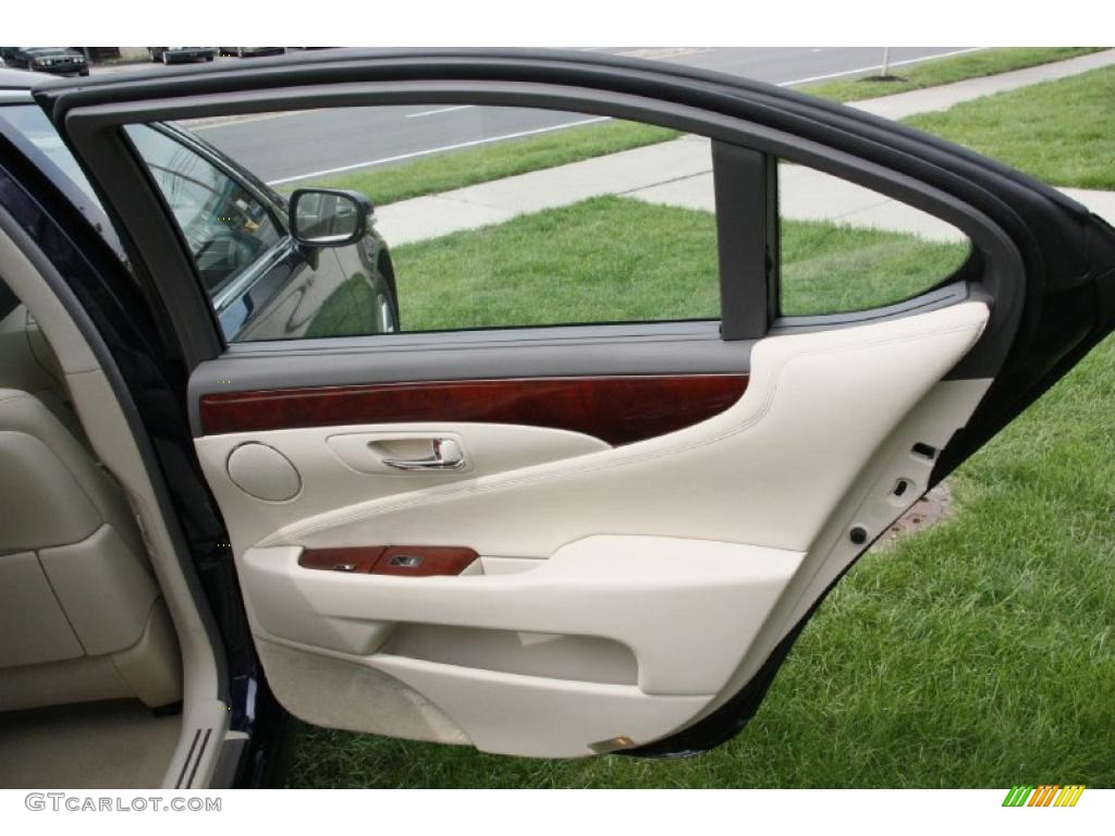 2010 Lexus LS 460 L AWD Cashmere Door Panel Photo #49661505