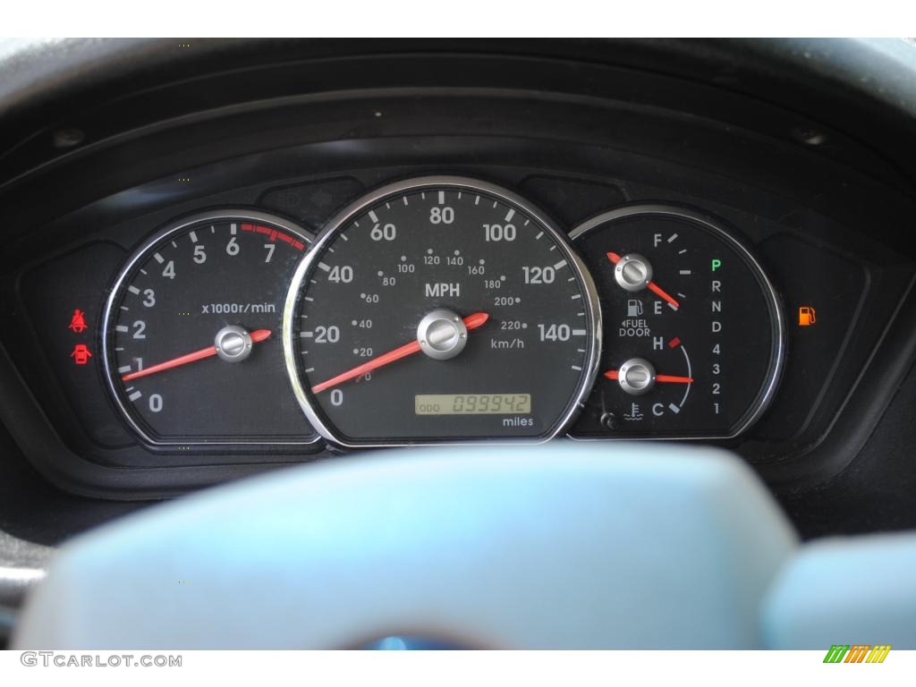 2006 Mitsubishi Endeavor LS AWD Gauges Photo #49661518