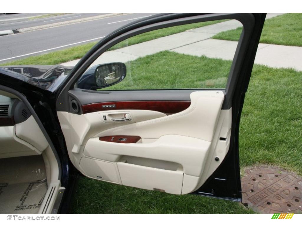 2010 Lexus LS 460 L AWD Cashmere Door Panel Photo #49661521