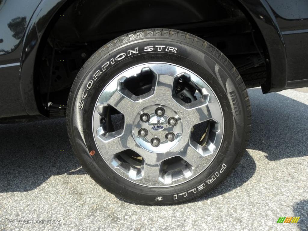 2010 F150 Lariat SuperCrew - Tuxedo Black / Black photo #20