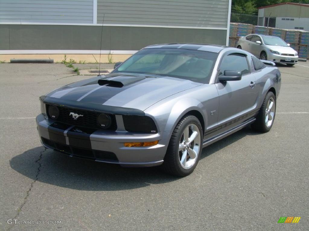 2007 Mustang GT Premium Coupe - Tungsten Grey Metallic / Black/Dove Accent photo #4