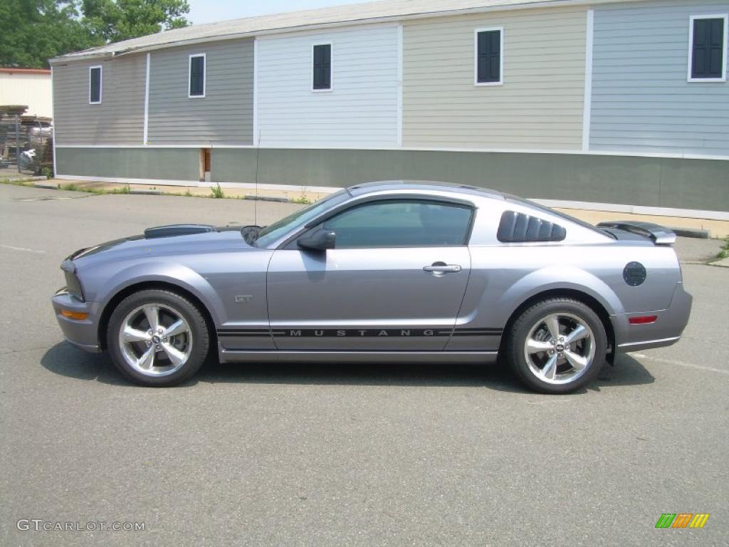 2007 Mustang GT Premium Coupe - Tungsten Grey Metallic / Black/Dove Accent photo #5