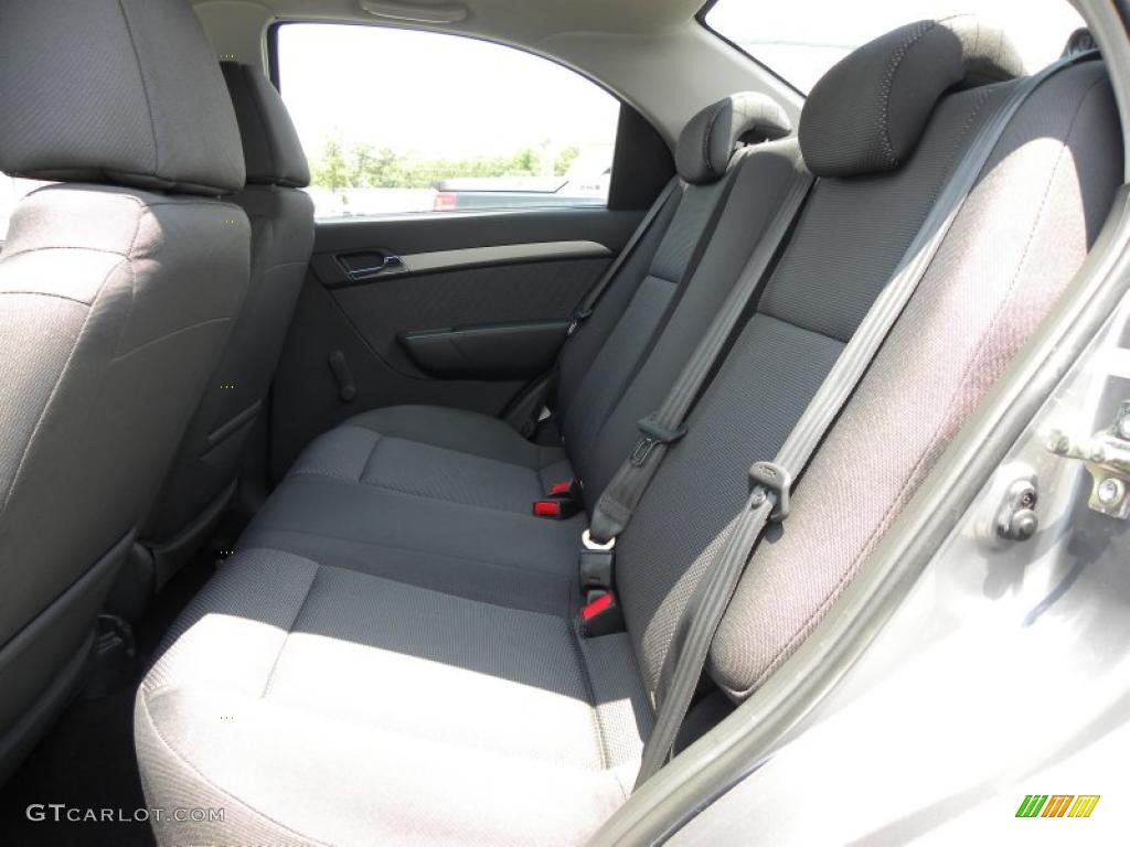 2009 Aveo LT Sedan - Medium Gray / Charcoal photo #6