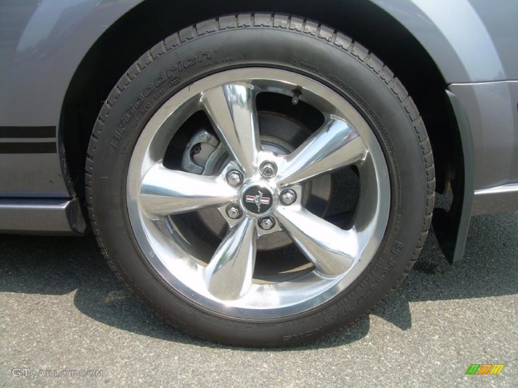 2007 Mustang GT Premium Coupe - Tungsten Grey Metallic / Black/Dove Accent photo #18