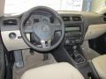 Cornsilk Beige 2011 Volkswagen Jetta SE Sedan Interior Color