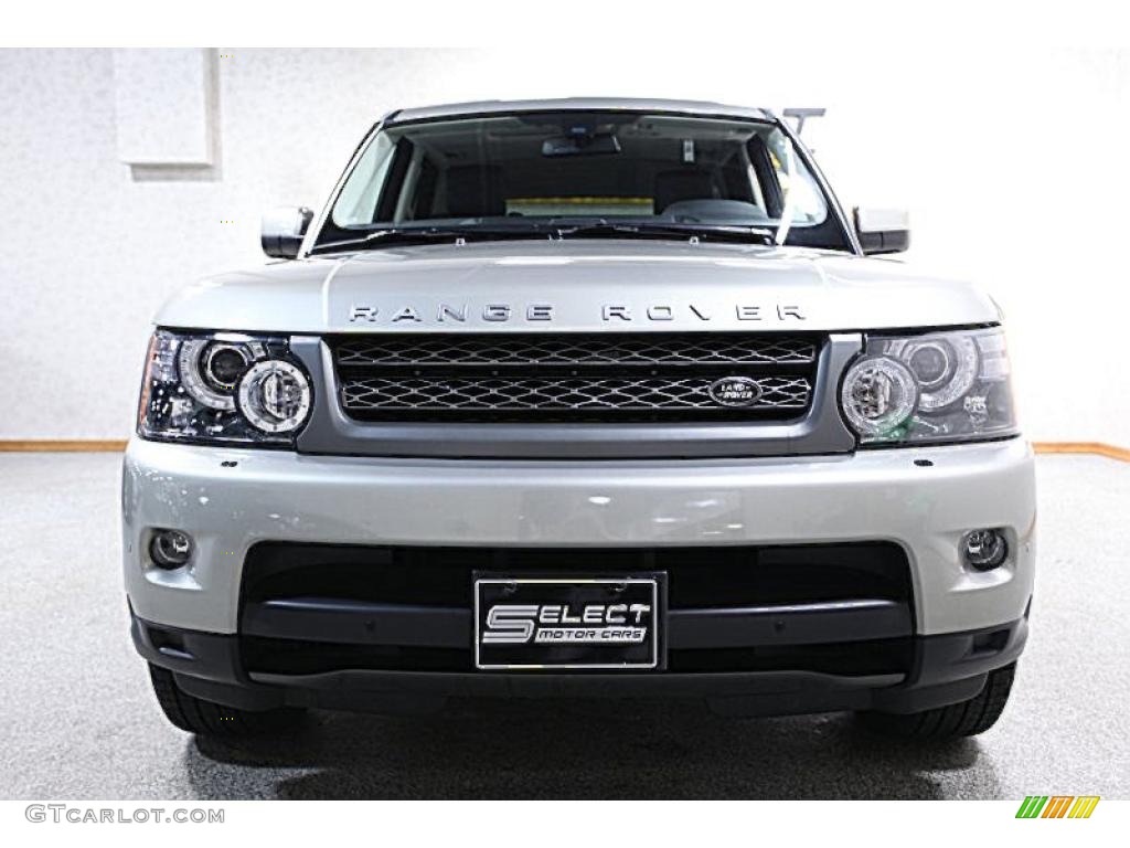 2010 Range Rover Sport HSE - Zermatt Silver / Ebony/Lunar Stitching photo #2