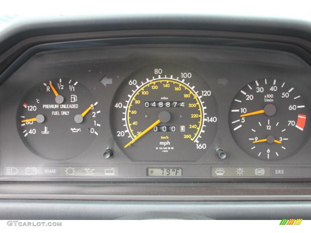 1995 Mercedes-Benz E 320 Convertible Gauges Photo #49664873