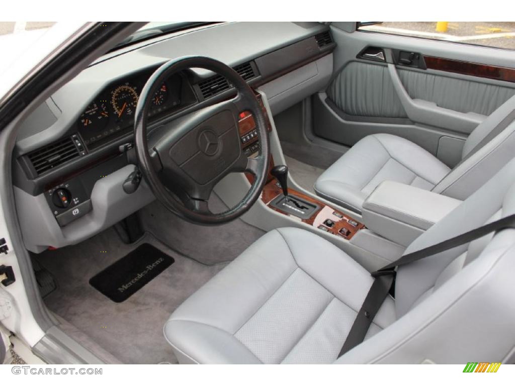 Grey Interior 1995 Mercedes-Benz E 320 Convertible Photo #49664981