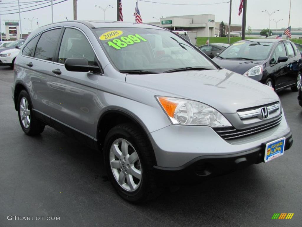 2008 CR-V EX 4WD - Whistler Silver Metallic / Gray photo #20