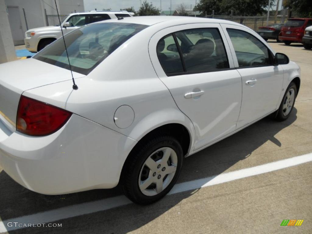 2008 Cobalt LS Sedan - Summit White / Gray photo #7