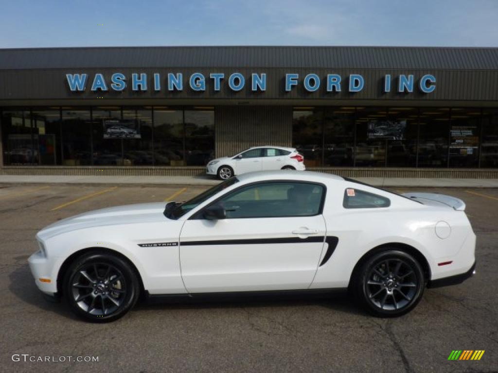 2011 Mustang V6 Mustang Club of America Edition Coupe - Performance White / Saddle photo #1