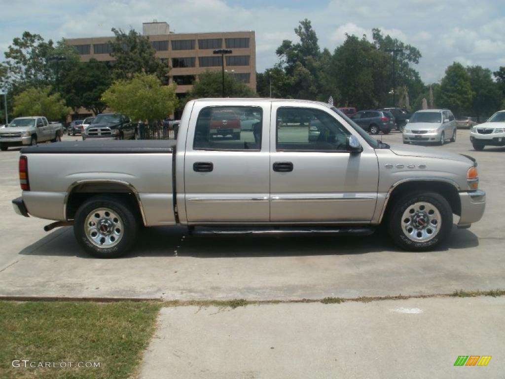 2006 Sierra 1500 SL Crew Cab - Silver Birch Metallic / Dark Pewter photo #4