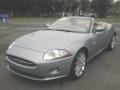 2007 Frost Blue Metallic Jaguar XK XK8 Convertible  photo #8