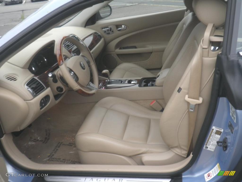 Caramel Interior 2007 Jaguar XK XK8 Convertible Photo #49667427