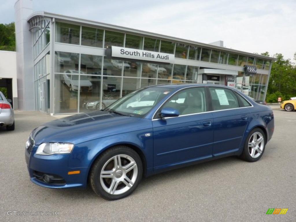 Ocean Blue Pearl Effect Audi A4