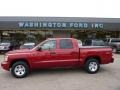 Inferno Red Crystal Pearl - Dakota SLT Crew Cab 4x4 Photo No. 1