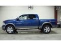 2011 Deep Water Blue Pearl Dodge Ram 1500 SLT Outdoorsman Crew Cab 4x4  photo #7