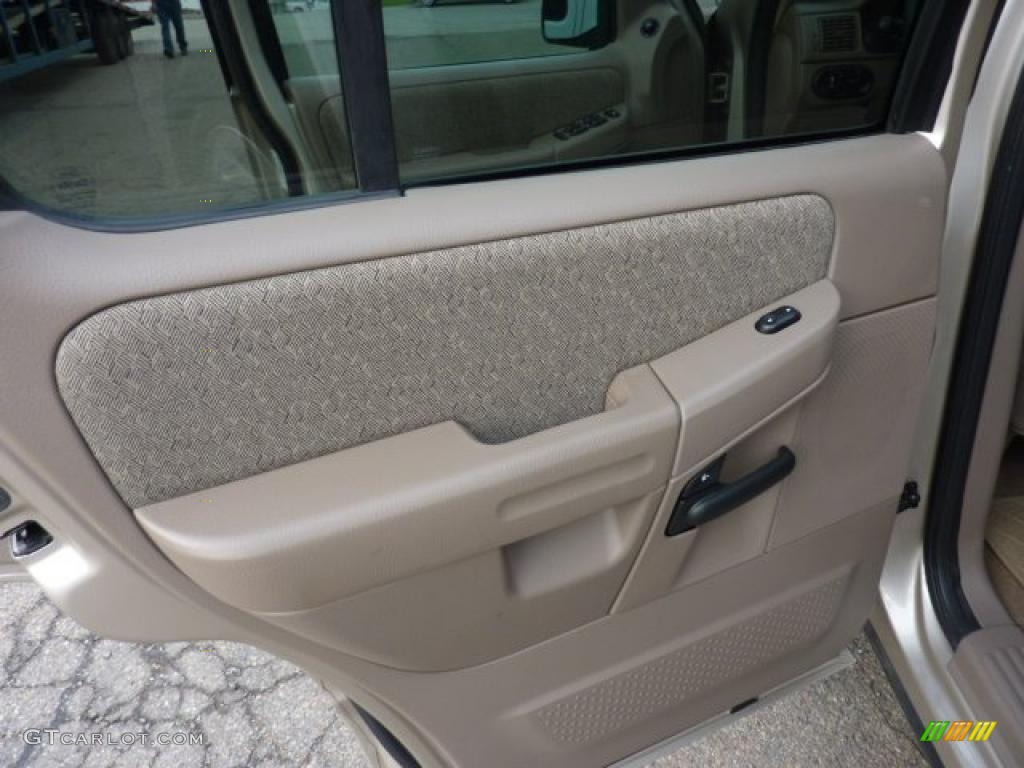 2005 Ford Explorer XLS 4x4 Medium Parchment Door Panel Photo #49669470