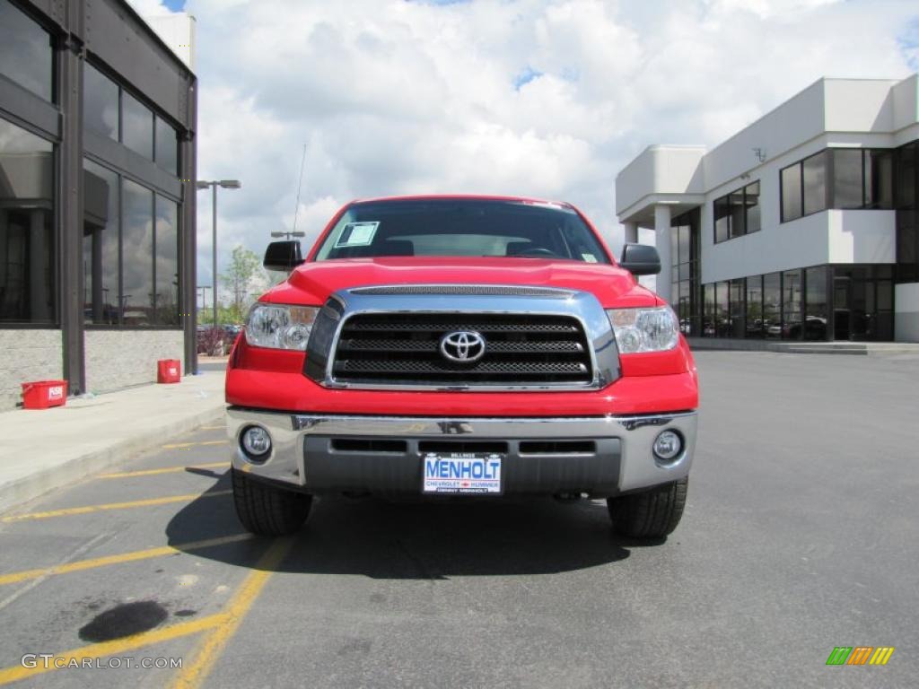 2008 Tundra SR5 CrewMax 4x4 - Radiant Red / Graphite Gray photo #31