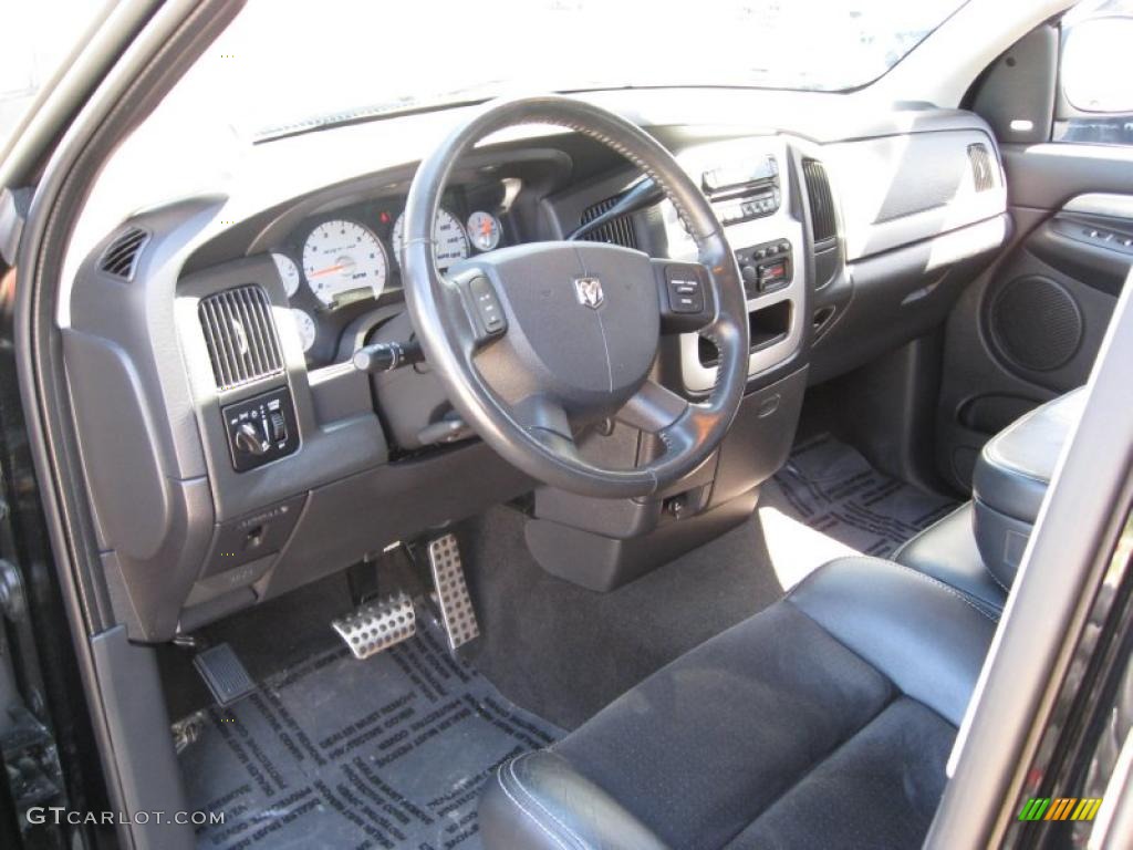 Dark Slate Gray Interior 2005 Dodge Ram 1500 SRT-10 Quad Cab Photo #49671381