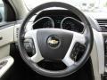 Light Gray/Ebony 2009 Chevrolet Traverse LTZ AWD Steering Wheel