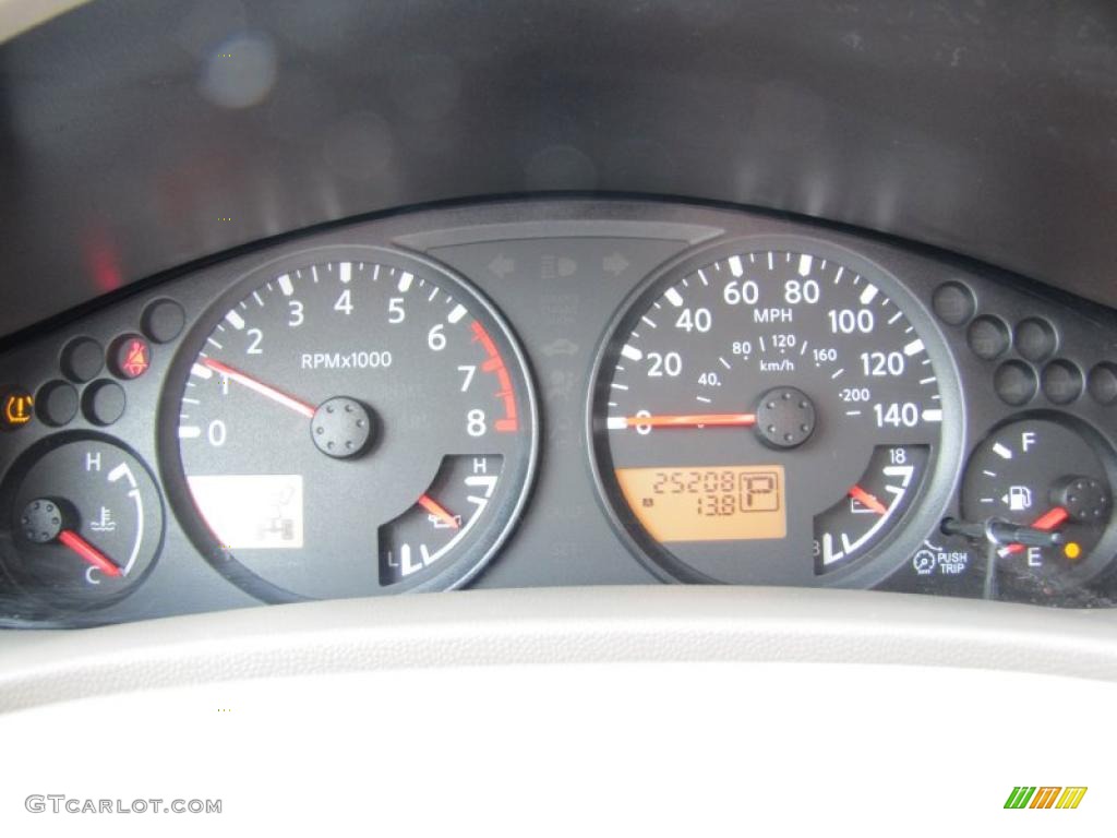 2009 Nissan Frontier SE Crew Cab 4x4 Gauges Photo #49672344