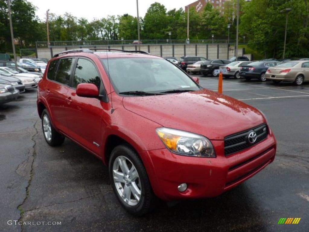 Barcelona Red Metallic 2006 Toyota RAV4 Sport V6 4WD Exterior Photo #49672905