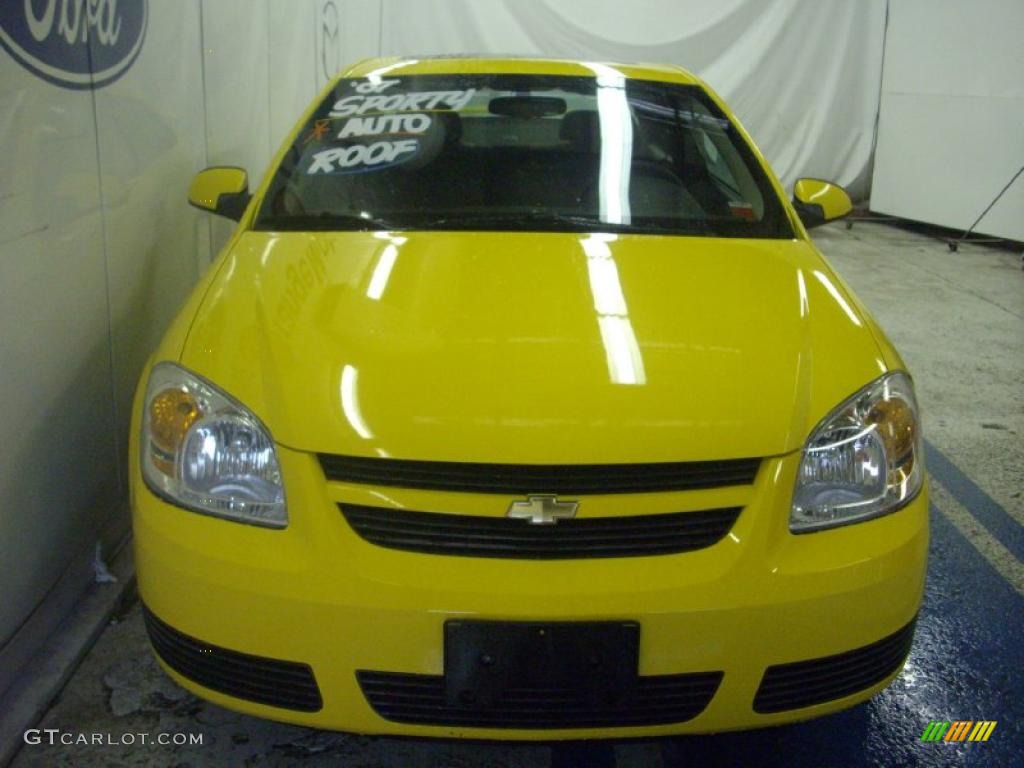 2007 Cobalt LT Coupe - Rally Yellow / Ebony photo #2
