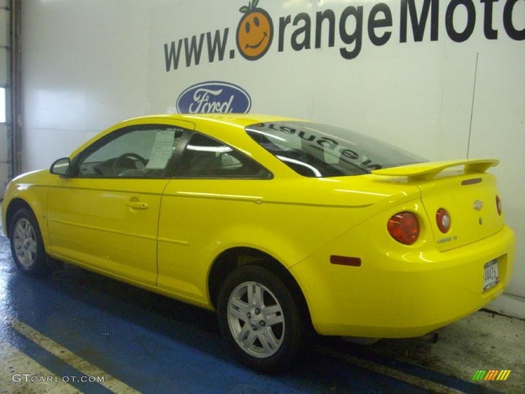 2007 Cobalt LT Coupe - Rally Yellow / Ebony photo #4