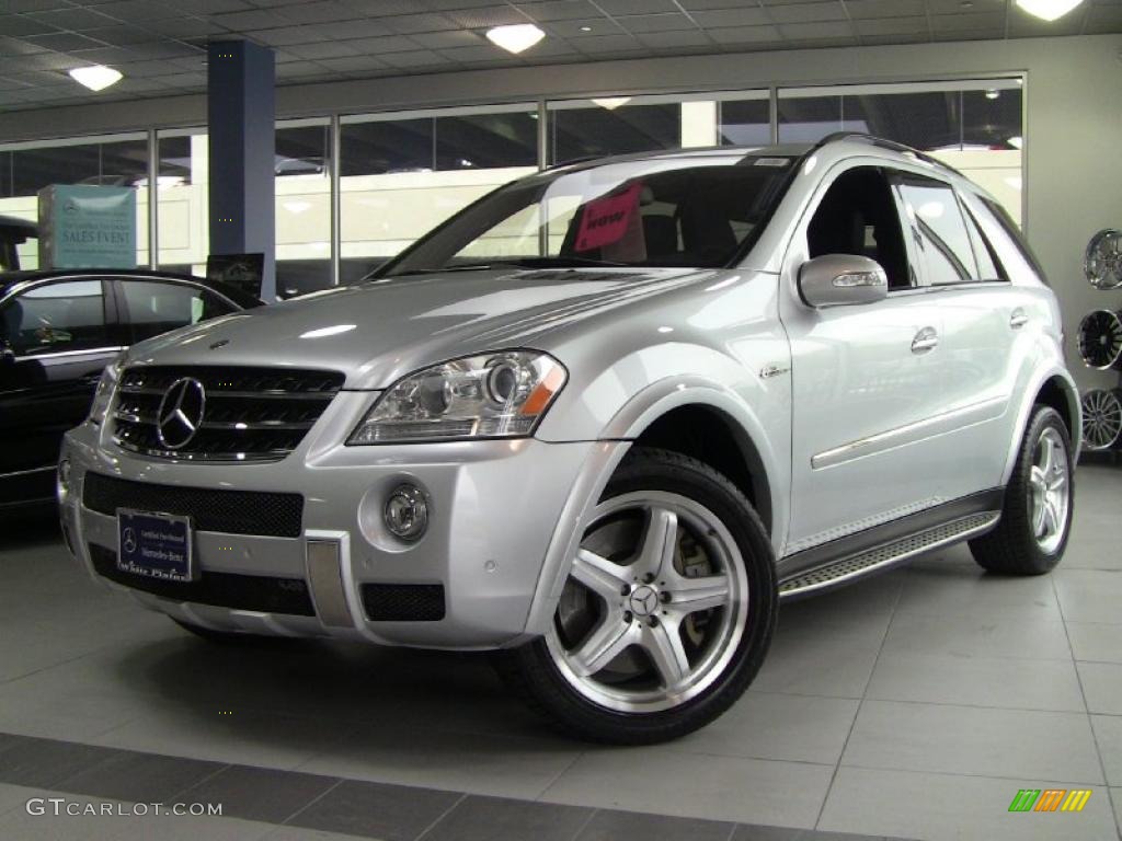 2007 ML 63 AMG 4Matic - Iridium Silver Metallic / Black photo #1