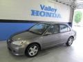 2004 Magnesium Metallic Honda Civic EX Sedan  photo #1