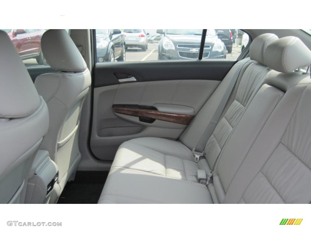 2011 Accord EX-L Sedan - Alabaster Silver Metallic / Gray photo #13
