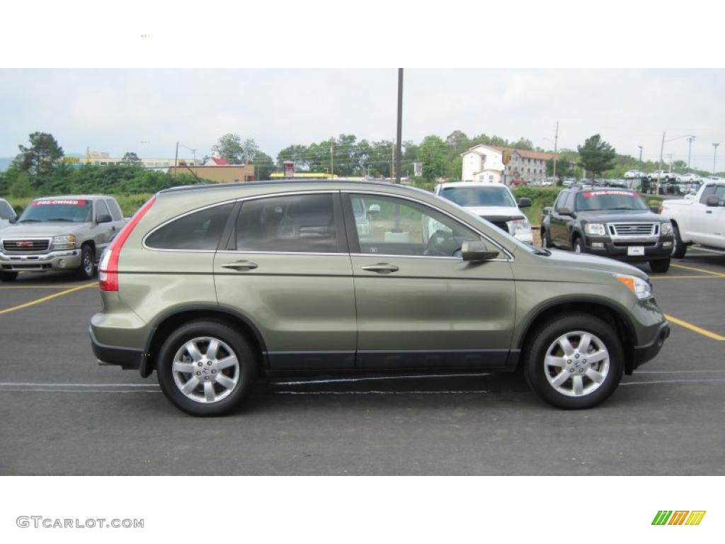 2008 CR-V EX-L - Green Tea Metallic / Ivory photo #6