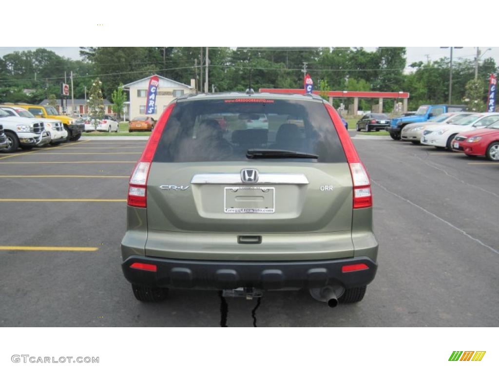 2009 CR-V EX-L - Green Tea Metallic / Ivory photo #4