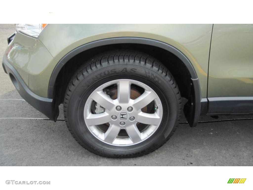 2009 CR-V EX-L - Green Tea Metallic / Ivory photo #9
