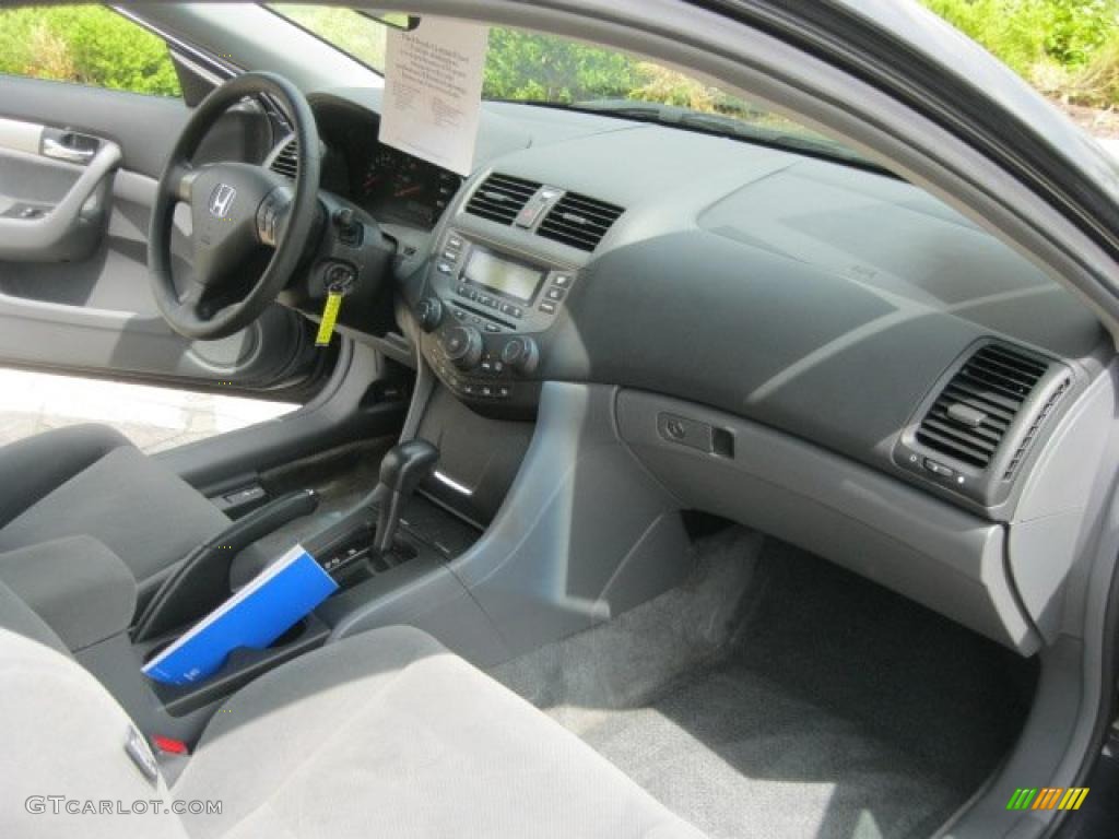 2007 Accord LX Coupe - Graphite Pearl / Gray photo #30