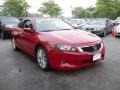 2009 San Marino Red Honda Accord EX-L V6 Coupe  photo #4