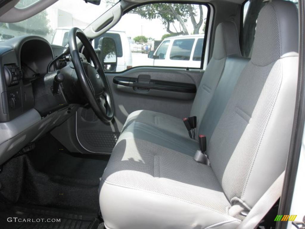 Medium Flint Interior 2006 Ford F450 Super Duty XL Regular Cab Stake Truck Photo #49678107