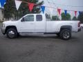 Summit White 2011 Chevrolet Silverado 3500HD LTZ Extended Cab 4x4 Dually Exterior