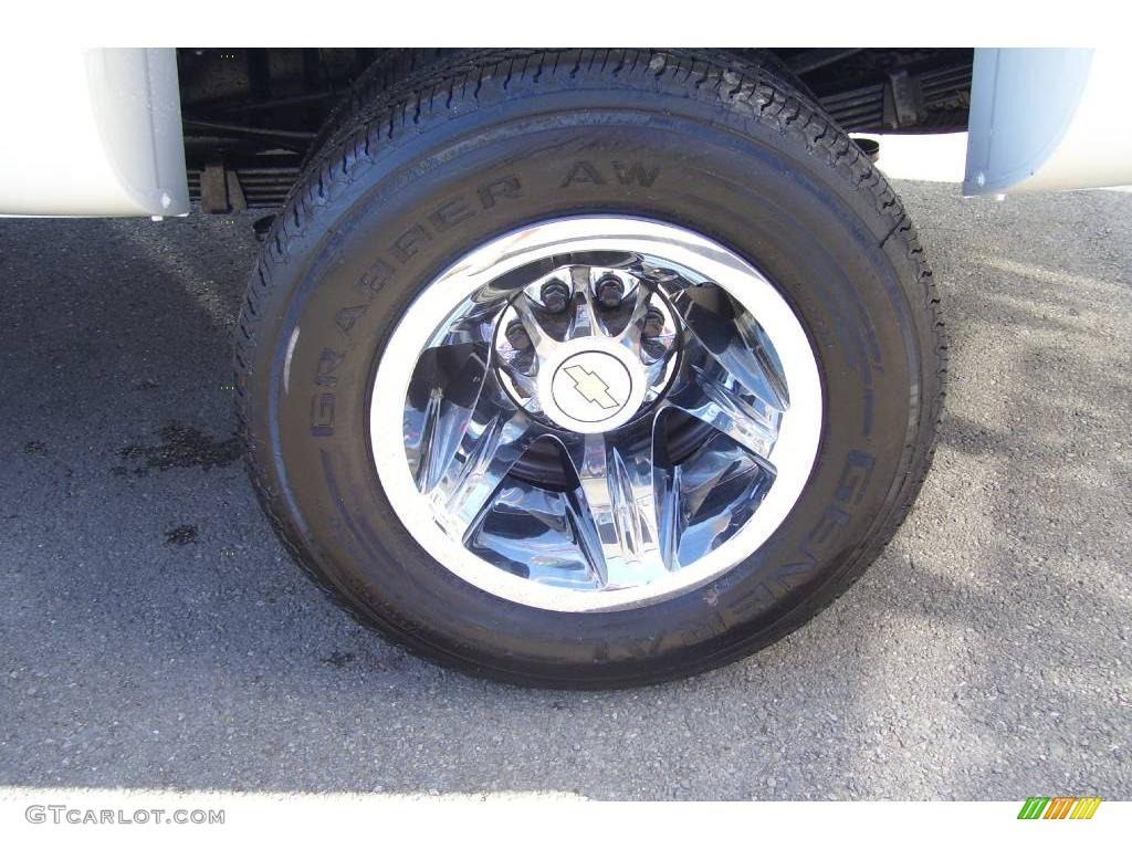 2008 Silverado 3500HD LT Extended Cab 4x4 Dually - Summit White / Light Titanium/Ebony photo #9